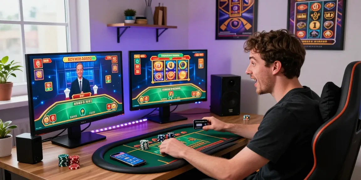 UK player engaging at a credit card casino showcasing vibrant gaming atmosphere with scoarch.org.uk.