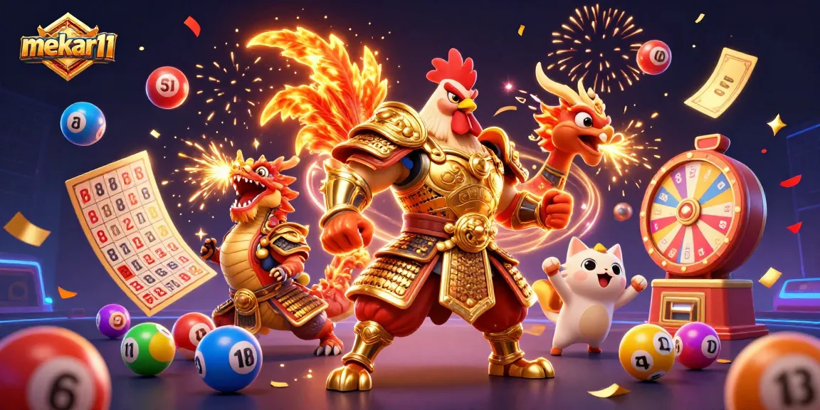 Experience mekar11's excitement with vibrant casino elements in this dynamic gaming scene.