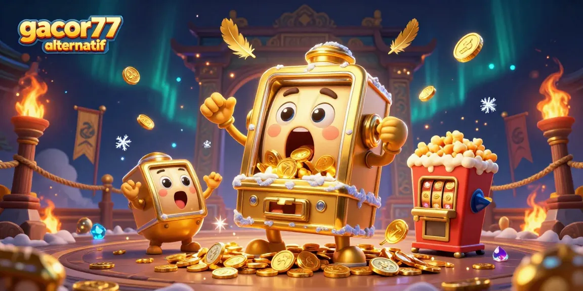 Gacor77 alternatif, permainan slot yang memukau dengan jackpot mengalir dan mesin slot khusus bergembira.