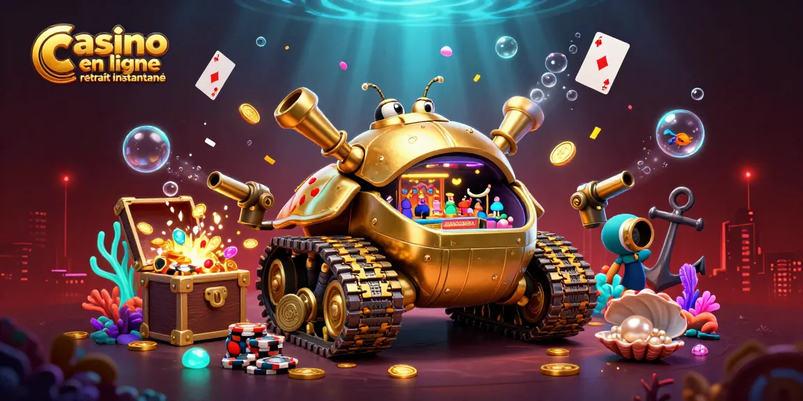 Gagnez rapidement vos gains avec un casino en ligne retrait instantané, dans une illustration dynamique et colorée.