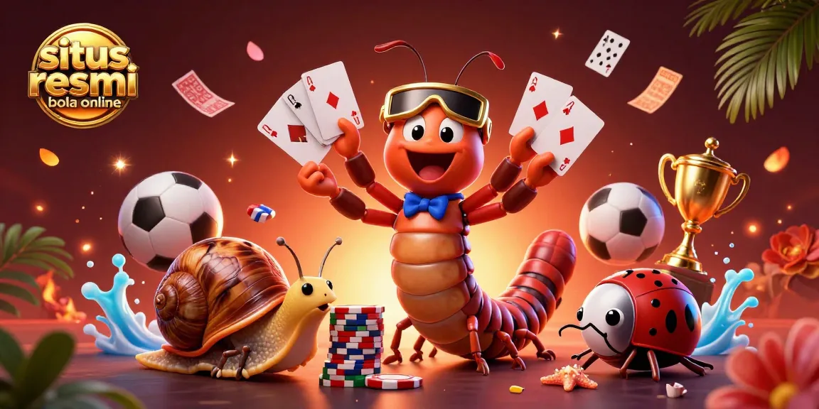 Experience immersive betting action with our site, situs resmi bola online, featuring energetic characters and vibrant elements.