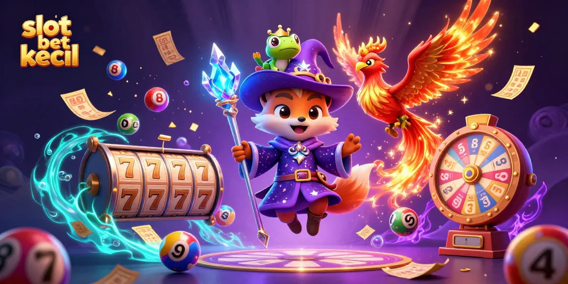 Experience exciting slot bet kecil action with vivid characters in a magical casino scene.