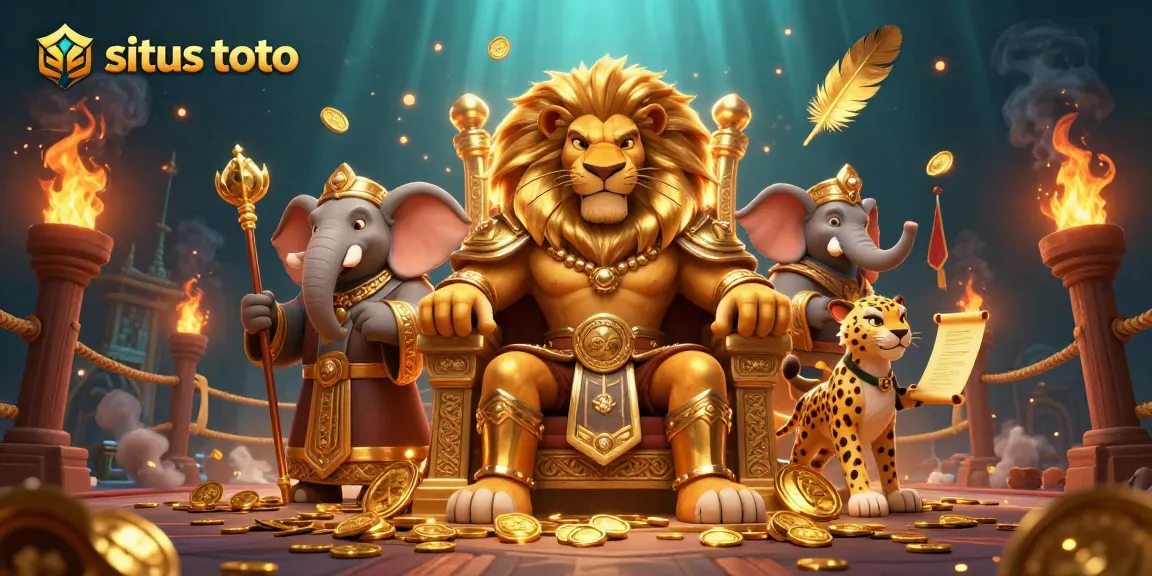 Menangkan taruhan di situs toto dengan petualangan mendebarkan bersama raja singa dan penasihat bijak.