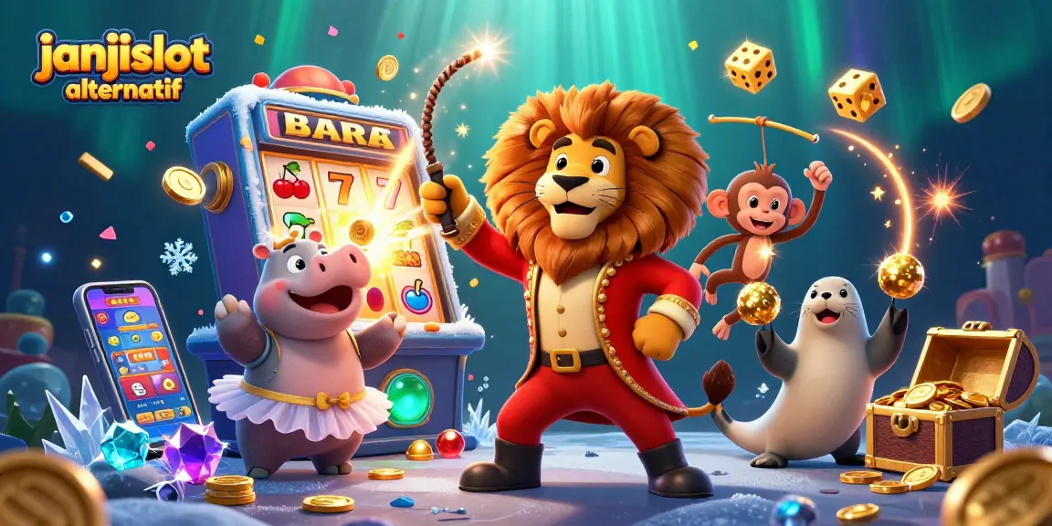 Experience the excitement of janjislot alternatif with a vibrant, engaging 3D illustration of casino characters!