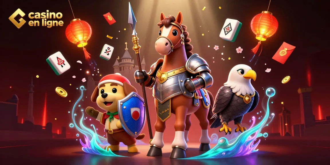 Expérimentez le frisson du casino en ligne avec ce chevalier et son fidèle écuyer.