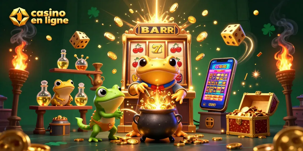 Gagnez au casino en ligne avec le célèbre alchimiste et ses assistants dans une scène animée.