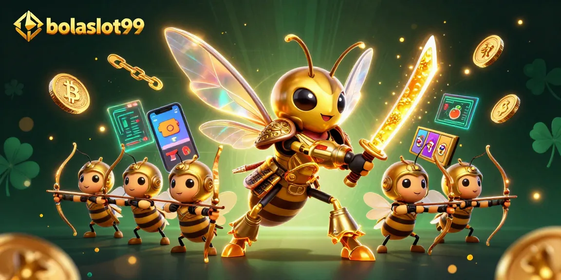 Experience the thrill of bolaslot99 with a vibrant, dynamic casino adventure illustration.