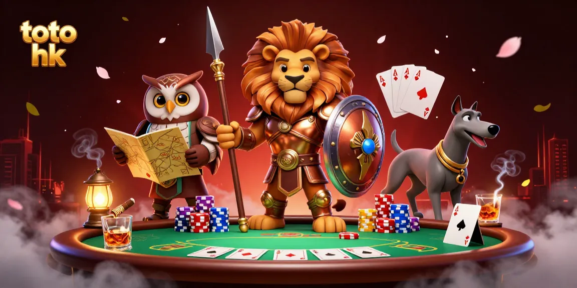 Menghadapi tantangan toto hk sambil bermain poker dengan karakter unik di lingkungan kasino yang dinamis.