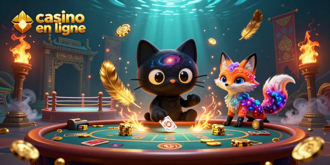 Le casino en ligne attire les joueurs avec un chat noir trou noir au centre d'une table dynamique.