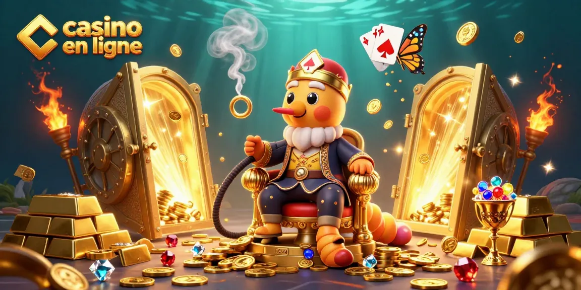 Profitez du monde vibrant des jeux de casino en ligne avec cette illustration dynamique.