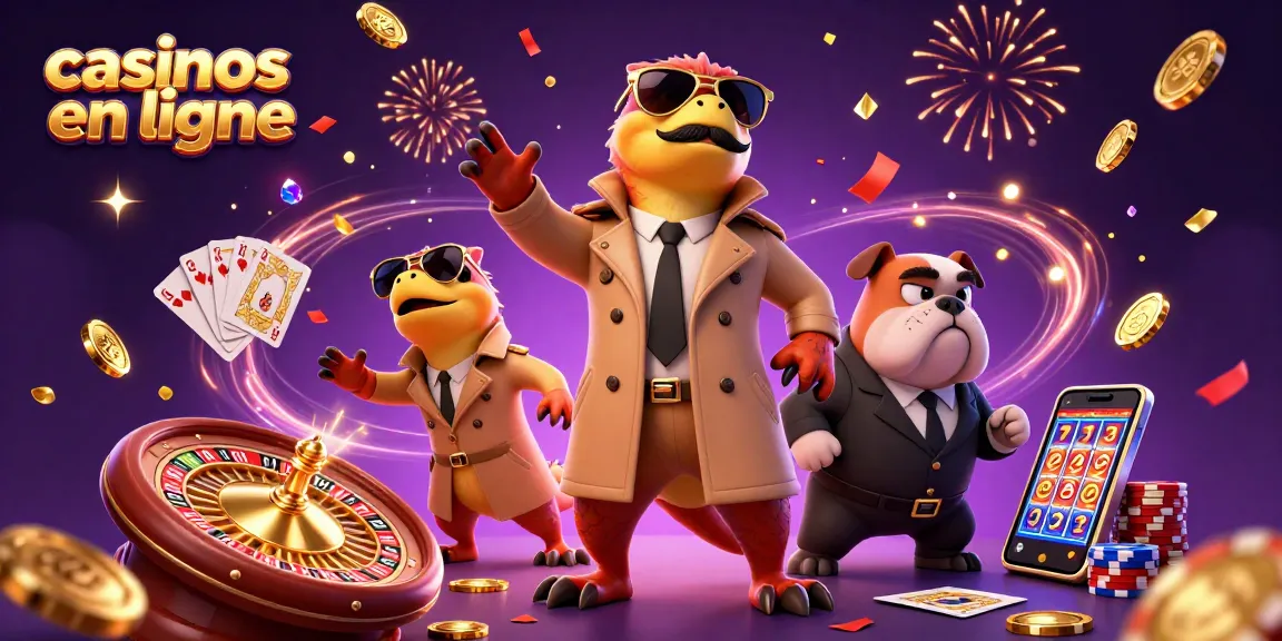 Amusez-vous avec les casinos en ligne, représentés par des raptors comiques tentant d'entrer dans une salle VIP.