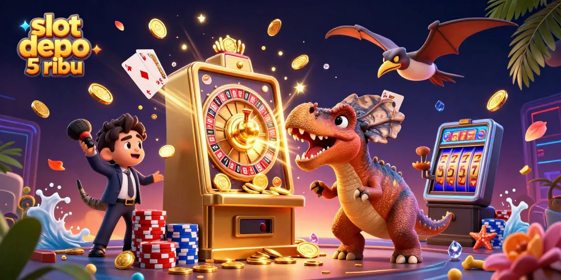 Experience thrilling gameplay with slot depo 5 ribu as a pachycephalosaurus heads for jackpot coins!