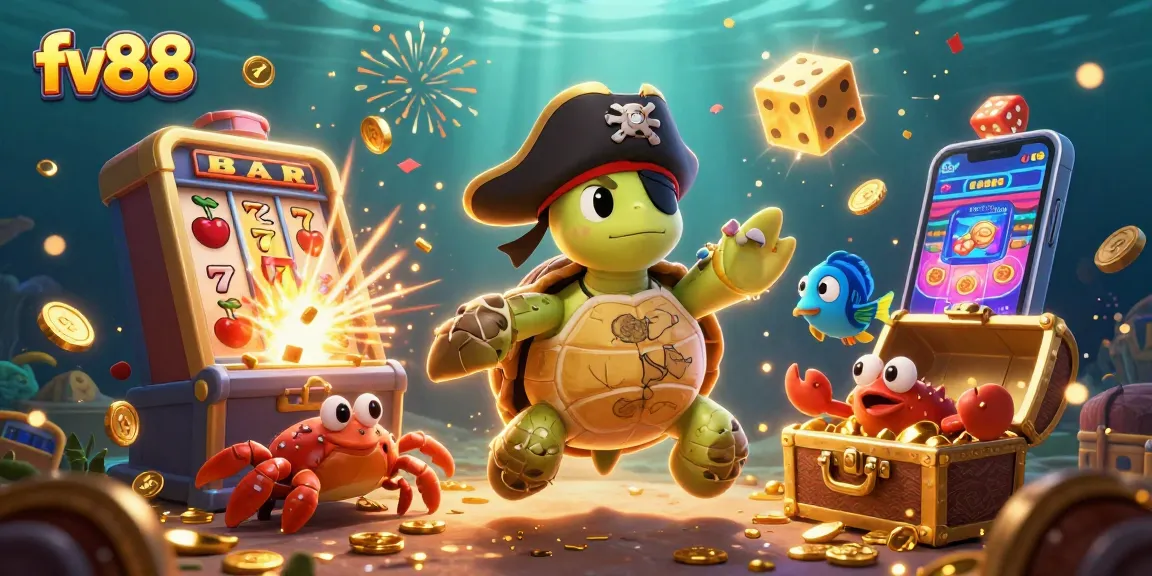 Spin the reels with fv88 and win big rewards alongside colorful 3D characters.
