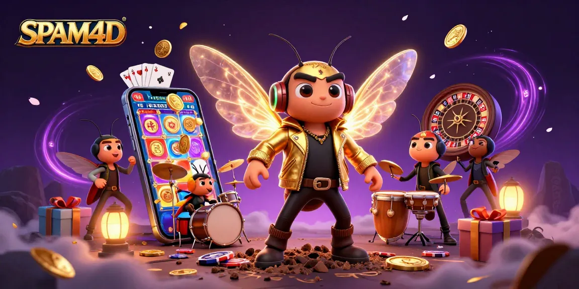 Gali keseruan SPAM4D dengan cicada rock star dan permainan slot penuh warna.