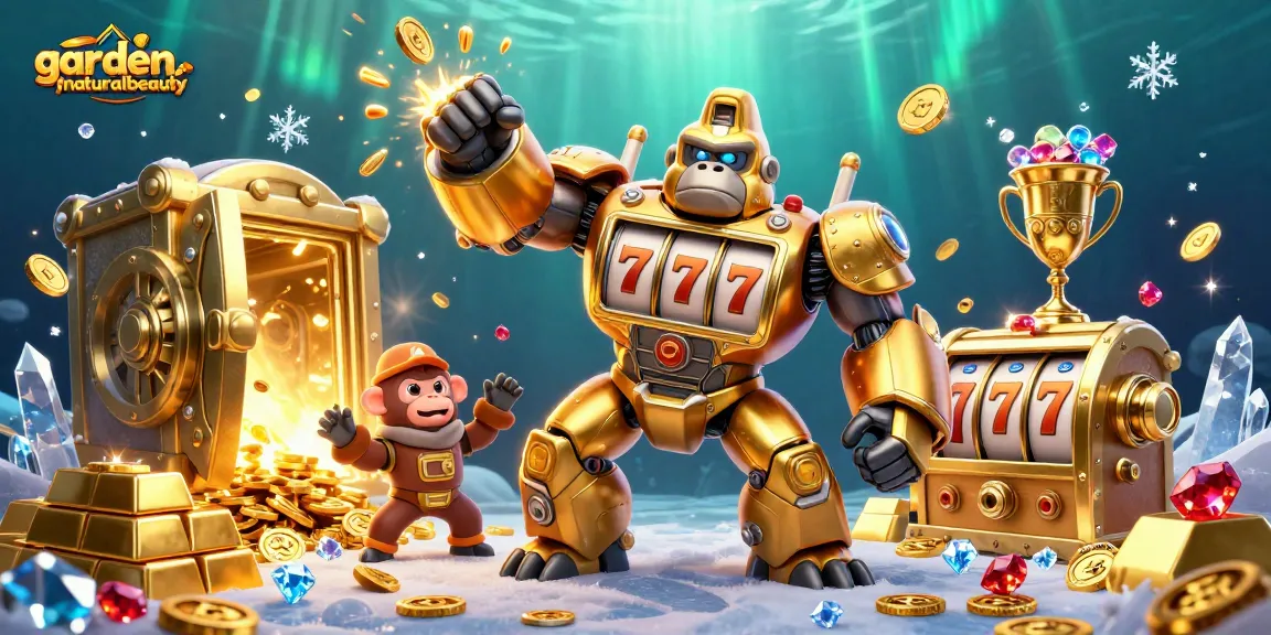 gardenofnaturalbeauty mendorong slot machine berkilau, momen penuh kekayaan dan kesenangan