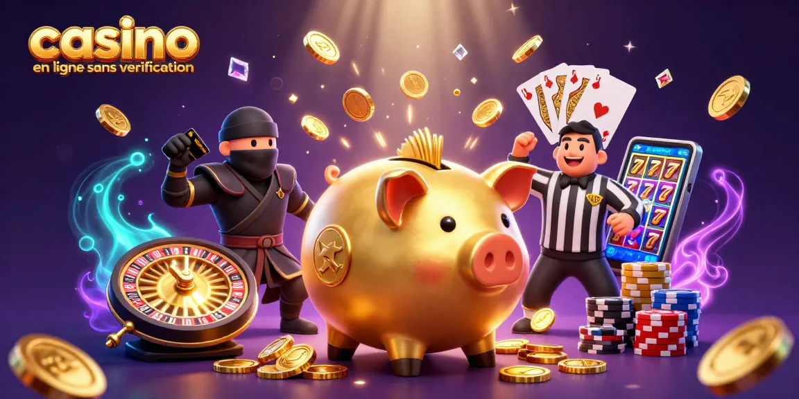 Gagnez avec des jeux de casino en ligne sans vérification en profitant d'une ambiance festive.