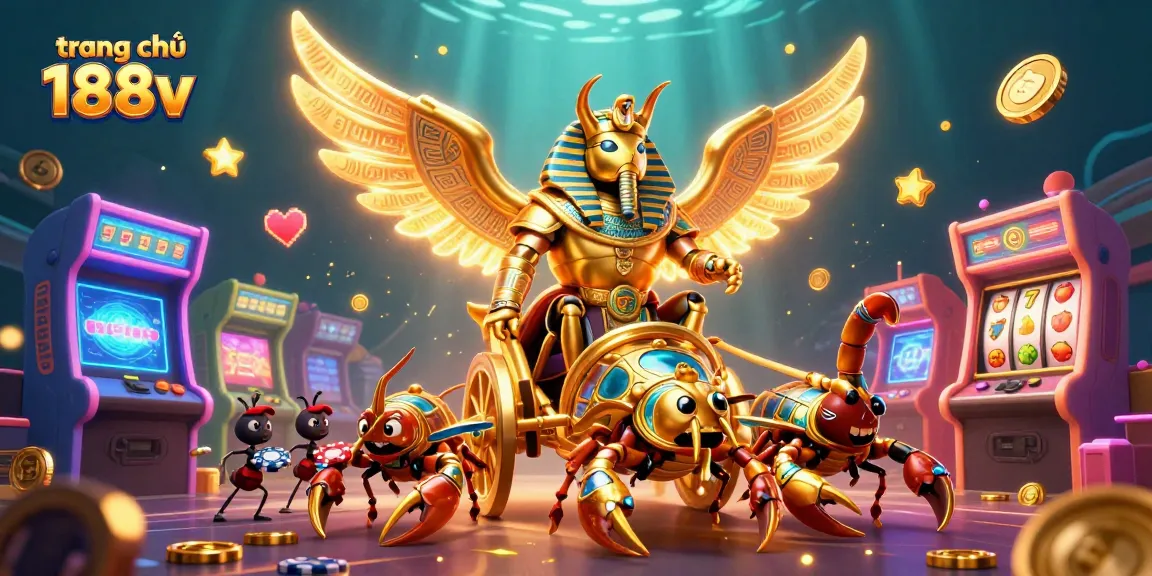 Engage with exciting casino gameplay featuring trang chủ 188v in a vibrant 3D scene with captivating elements.
