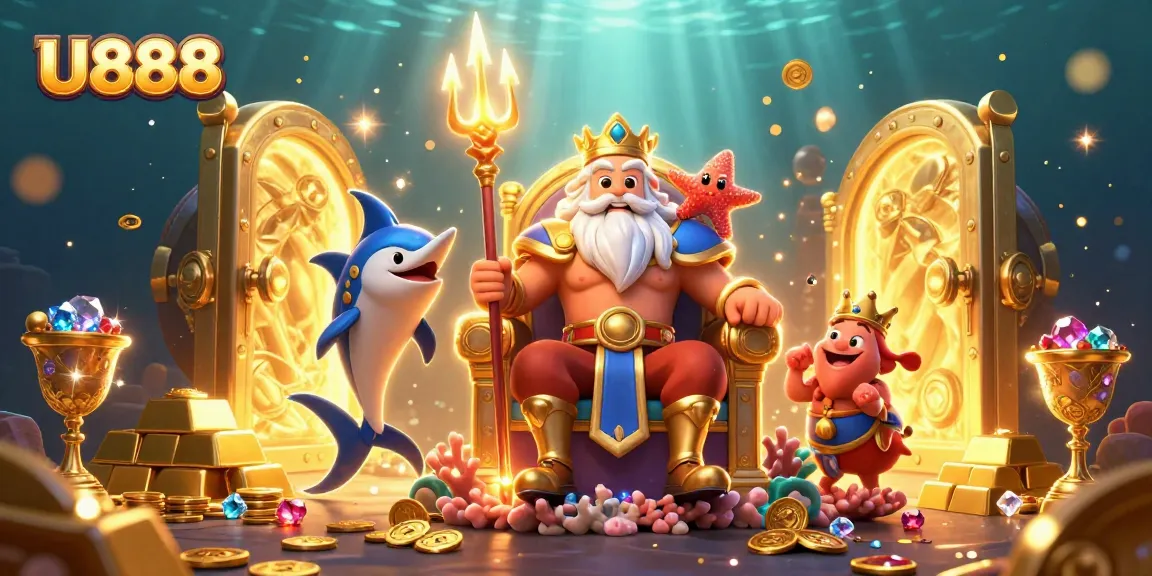 U888 captures the excitement of online casino gaming with dazzling treasures and animated characters.