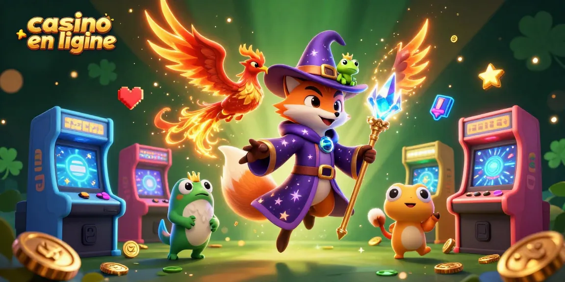 Jouez au casino en ligne avec une ambiance magique, des personnages animés et des jeux captivants.