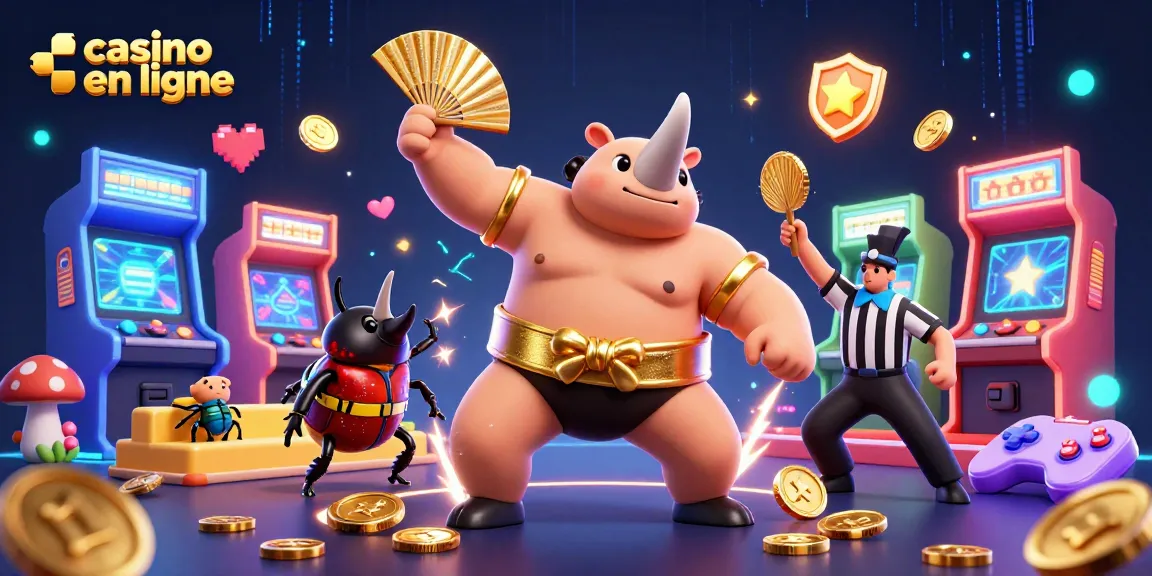 Jouer au casino en ligne avec un champion scarabée et des machines colorées
