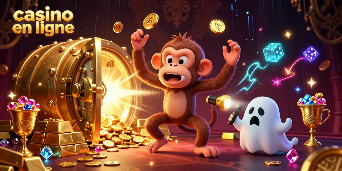 Pariez avec des jeux captivants de casino en ligne, avec un petit chien chasseur de fantômes et un singe farceur.
