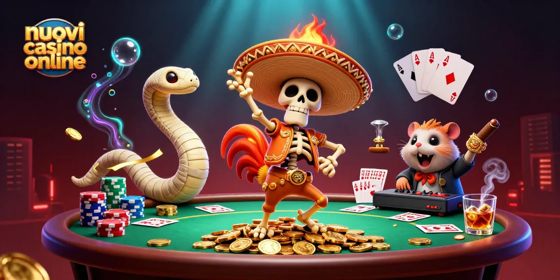 I nuovi casino online offrono divertimento e premi con una scena di danza e vincite colorate.