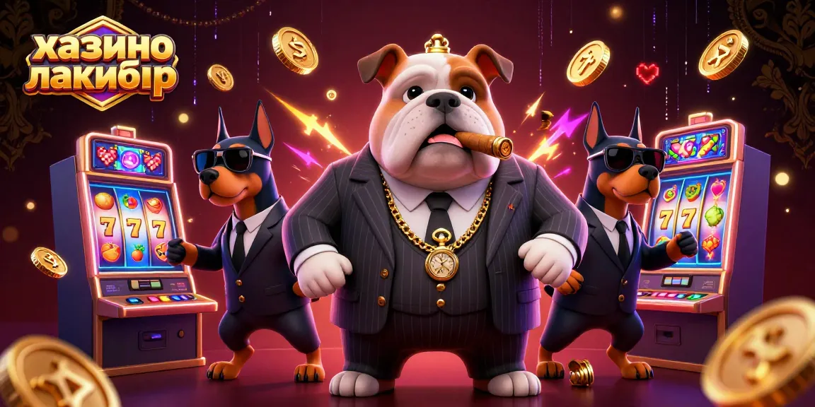 Engage with казино лакибир's lively slot machines featuring mafia characters in a vibrant casino setting.