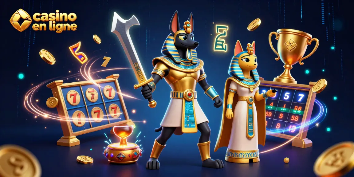 Découvrez les animations fascinantes des jeux de casino en ligne avec Anubis et Bastet.