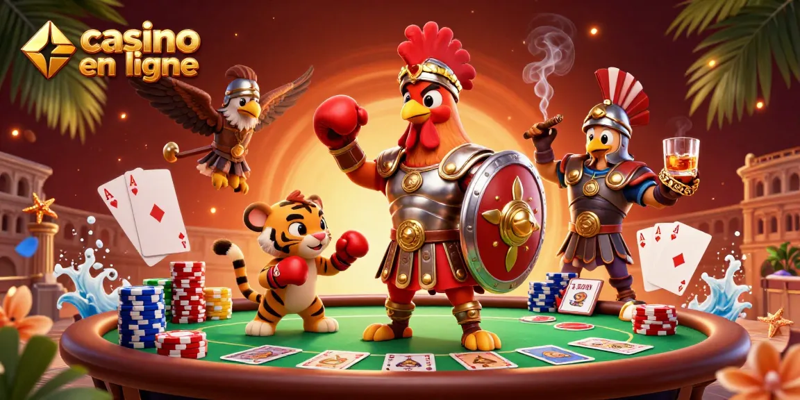 Les joueurs découvrent la magie du casino en ligne à travers une scène animée avec des personnages captivants.