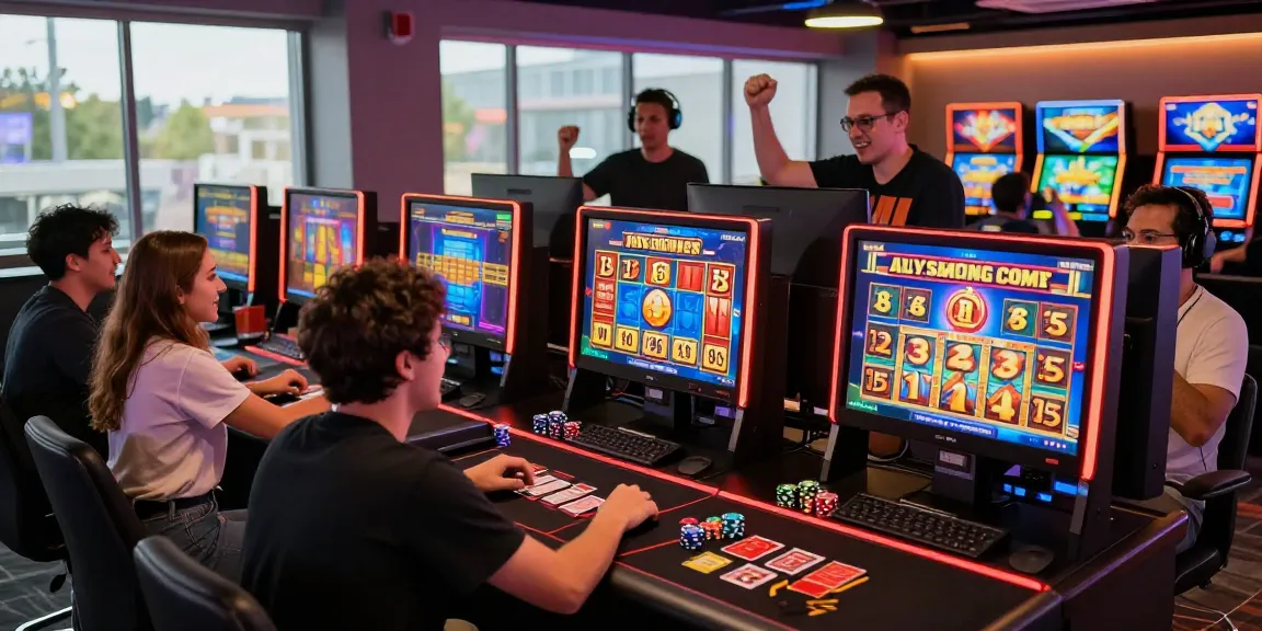 Engaged players at tempo toto online casino enjoying vibrant gaming atmosphere.