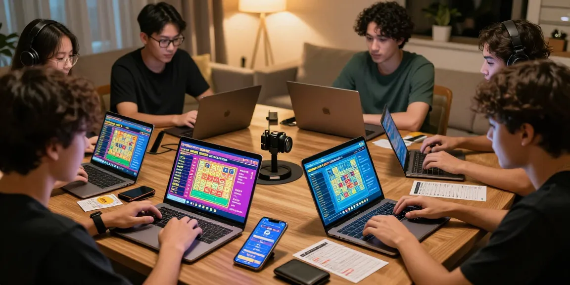 Engaged players enjoying tempototo gaming in a cozy setting with vibrant screens and betting options.