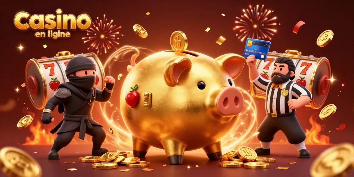 Gagnez aux jeux de casino en ligne avec des personnages animés et une ambiance festive.