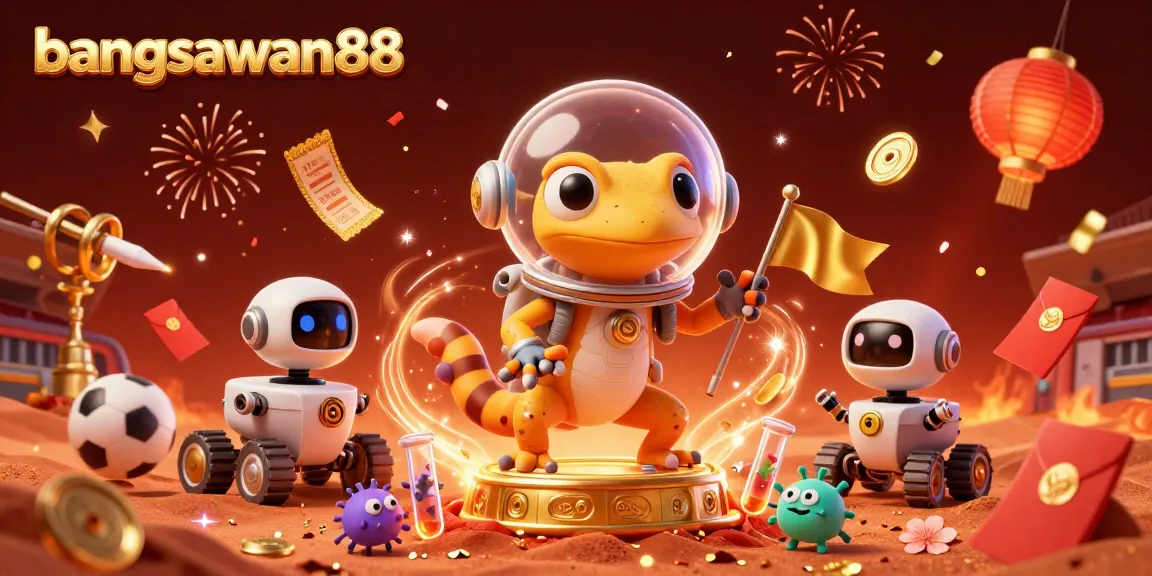 Engage with bangsawan88 as the Martian gecko uncovers an exciting sports betting adventure.