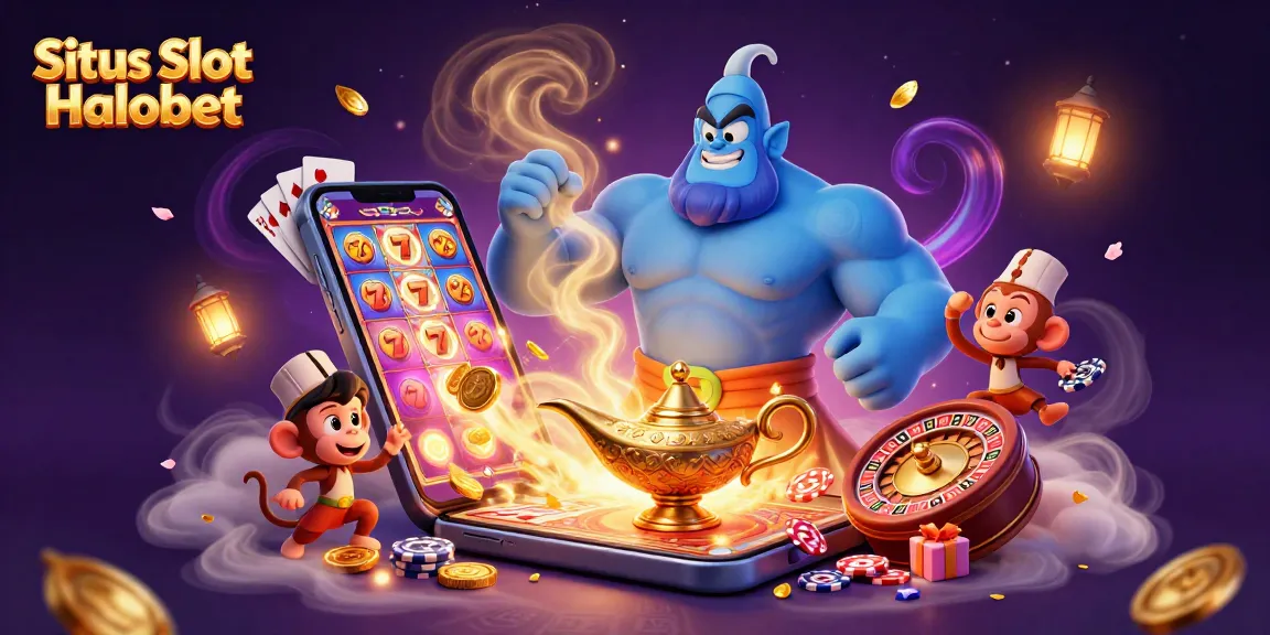 Situs Slot Halobet menghadirkan kasino dengan jimat gaya kartun yang penuh keceriaan dan elemen permainan slot